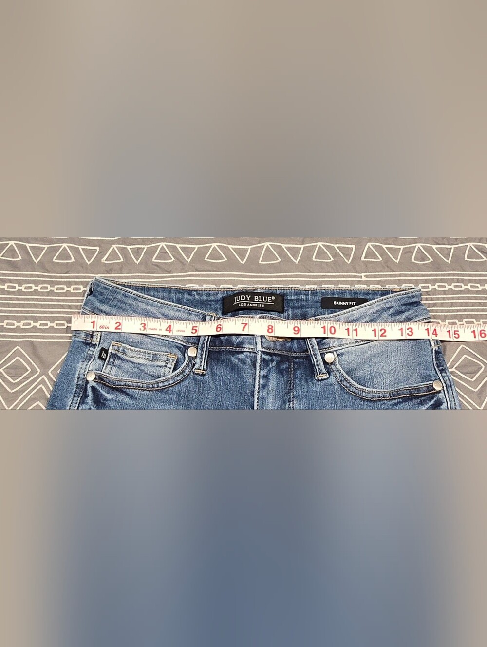 Judy Blue High Waisted Tummy Control Skinny Jeans Size 7/28 - Picture 5 of 7